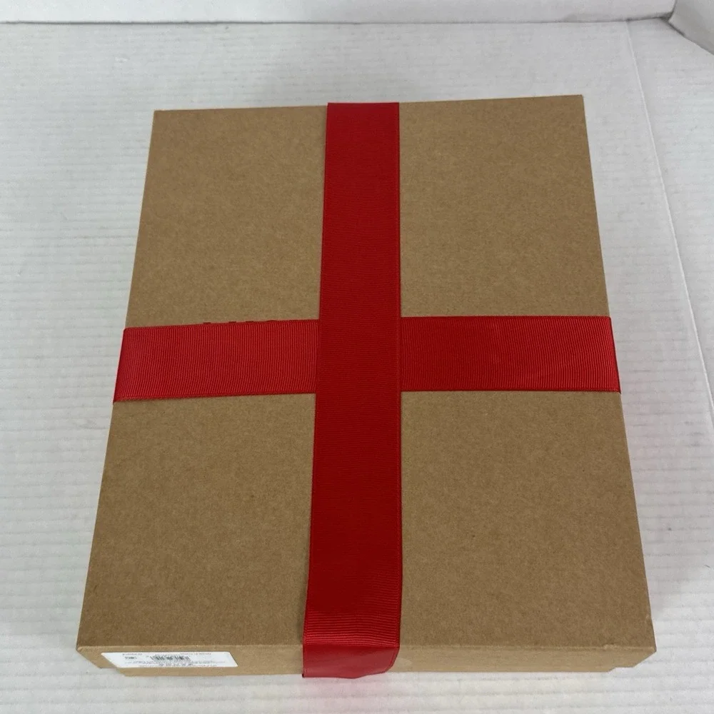 Lucky Brand NEW Damaged Box Hat & Scarf Boxed Gift Set (2) Brown Creme Gray 1406